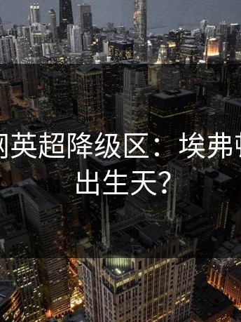 开云官网英超降级区：埃弗顿能否逃出生天？