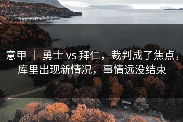意甲 ｜ 勇士 vs 拜仁，裁判成了焦点，库里出现新情况，事情远没结束