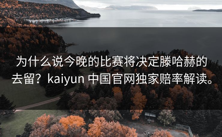 为什么说今晚的比赛将决定滕哈赫的去留？kaiyun 中国官网独家赔率解读。